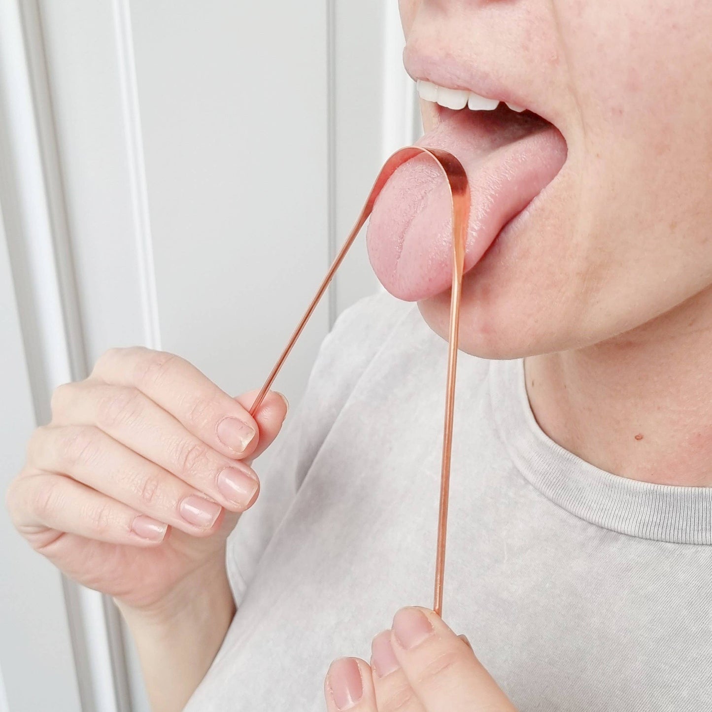 Tongschraper | Koperen schraper