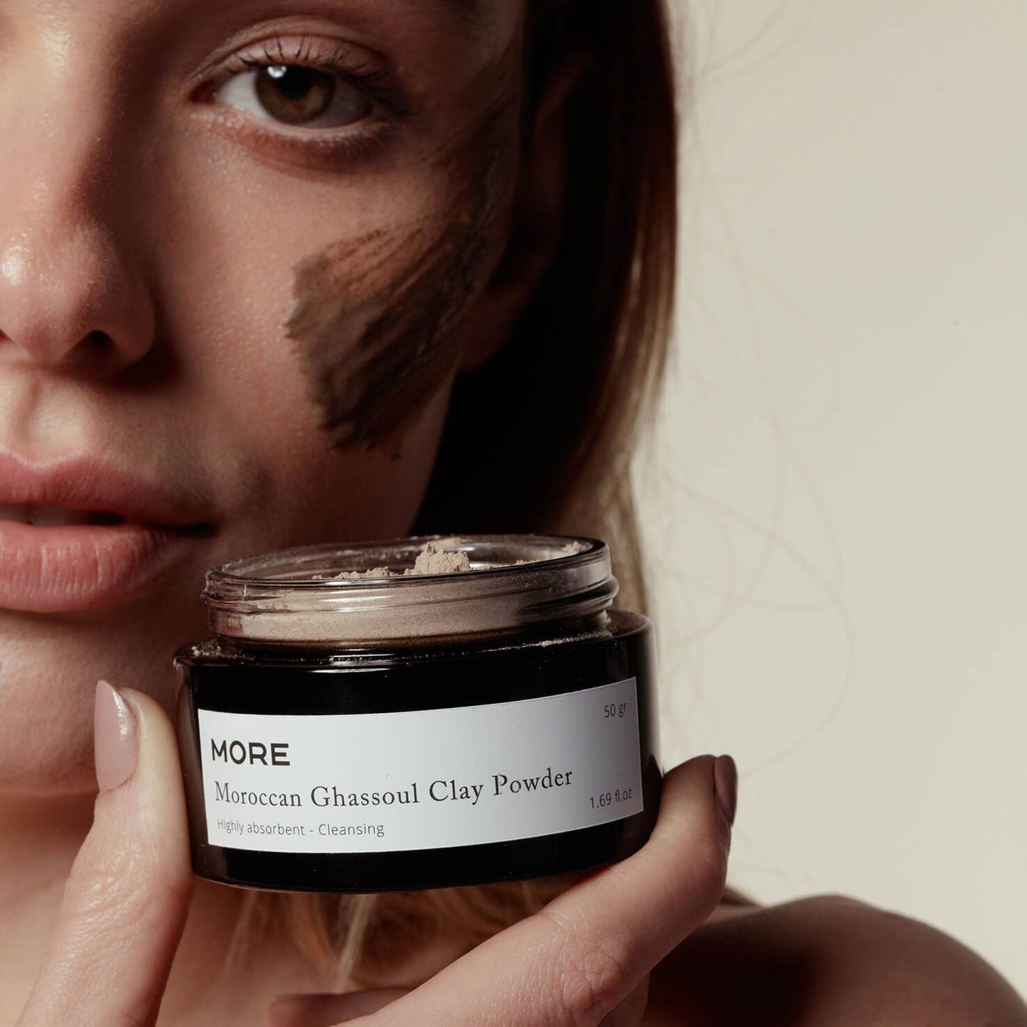 Marokkaanse Ghassoul Kleipoeder | 100% Natuurlijk: 50 GR